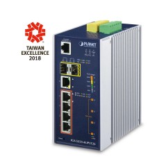 "High-Performance Planet IP30 Industrial L2/L4 4-Port Switch - Model IGS-5225-4UP1T2S"